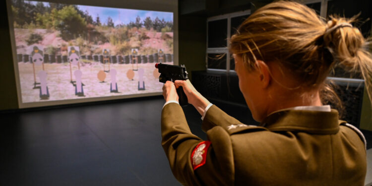 Ślubowanie i strzelnica w XIV LO