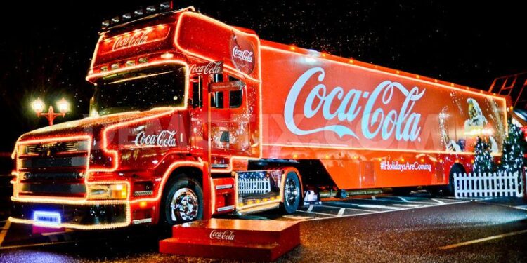 ciężarówka Coca Coli