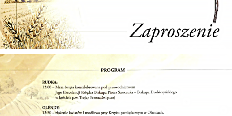 Uroczystości w Olendach