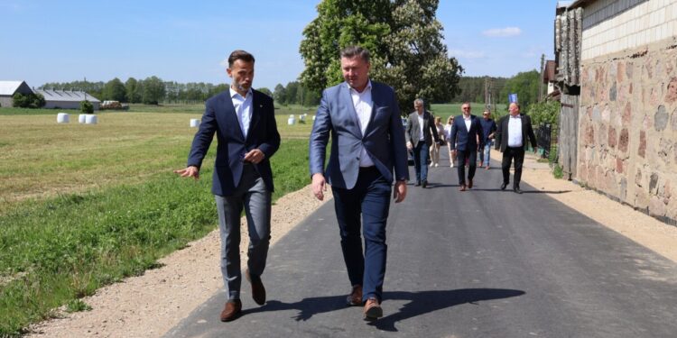 Saniki- Leśniki – droga po remoncie