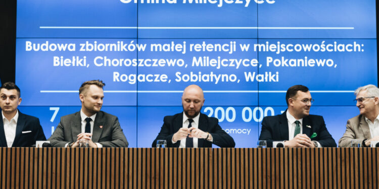 Siedem podlaskich gmin odnowi i zbuduje kilkadziesiąt zbiorników retencyjnych