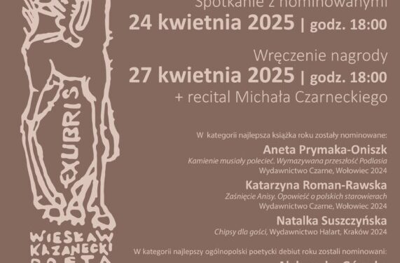 Finał XXXIV Nagrody Literackiej