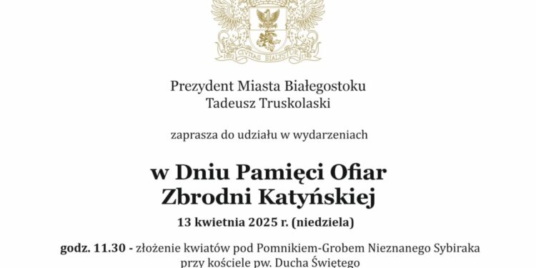 Pamiętamy o Katyniu i Sybirze