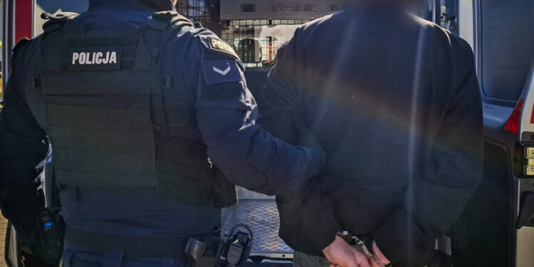 Poszukiwany w rękach policjantów