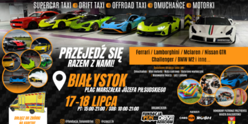 Ferrari, Lamborghini i McLaren w Białymstoku i Bielsku Podlaskim. Przejedziesz się i pomożesz dzieciom