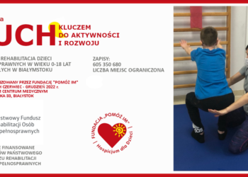 Bezpłatna rehabilitacja dla niepełnosprawnych dzieci z Białegostoku