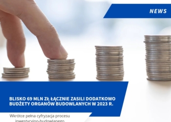 69 mln zł zasili dodatkowo budżety organów budowlanych w 2023 r.