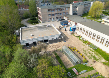 Trwa budowa budynku dydaktyczno-praktycznego przy Zespole Szkół Nr 16