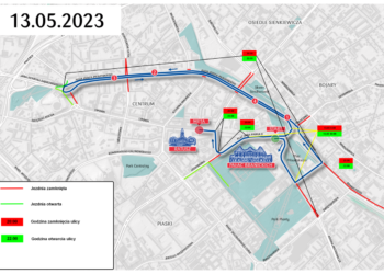 Organizacja ruchu podczas 10. półmaratonu
