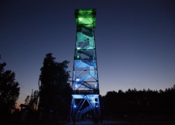 Otwarcie wieży widokowej w Uhowie