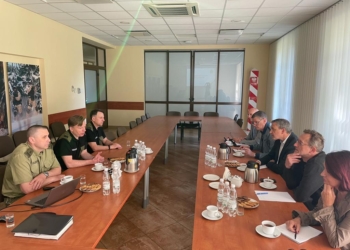 Wizyta zagranicznej delegacji w Podlaskim Oddziale Straży Granicznej