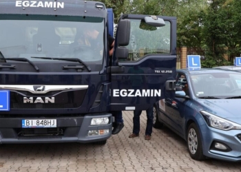 Pierwszy taki pojazd w kraju. W białostockim WORD kategoria C na automacie