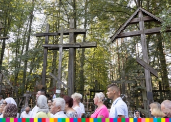 Tłumy wiernych na Świętej Górze Grabarce