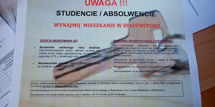 Program „Mieszkanie dla absolwenta” już działa