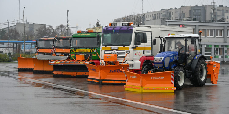 Zimowe oczyszczanie miasta Białystok