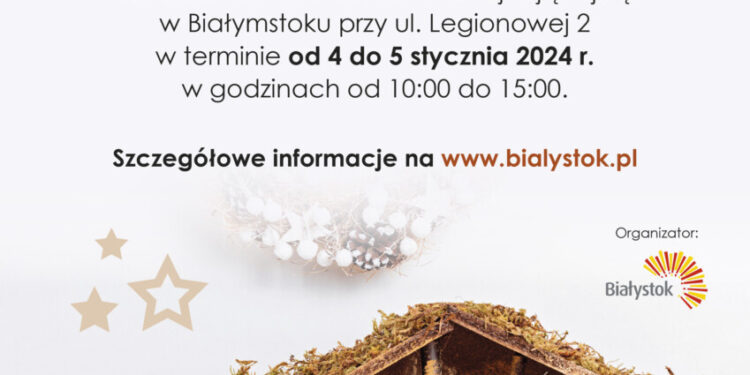 Miasto Białystok ogłosiło konkurs na wykonanie szopki