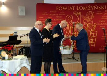 Opłatek w Starostwie Powiatowym w Łomży