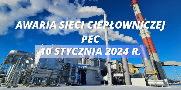Awaria sieci ciepłowniczej PEC