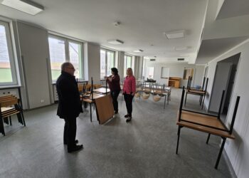 Wyremontowana stołówka i kuchnia w SP4