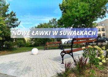 Nowe ławki w Suwałkach