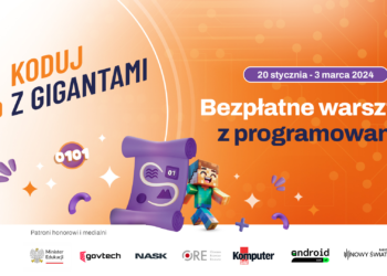 Programowanie za darmo dla młodych? Tylko do 3 marca na warsztatach ”Koduj z Gigantami”.