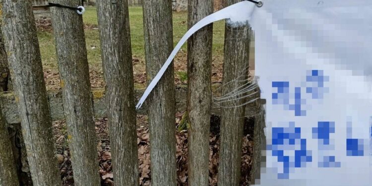 Zniszczył plakaty wyborcze