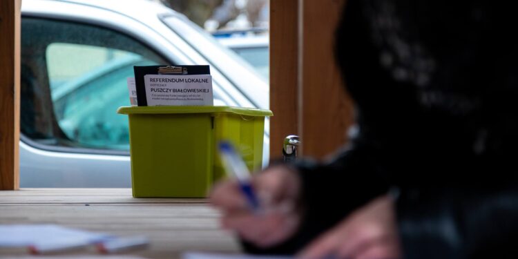 Mieszkańcy regionu Puszczy Białowieskiej chcą przeprowadzenia referendum lokalnego