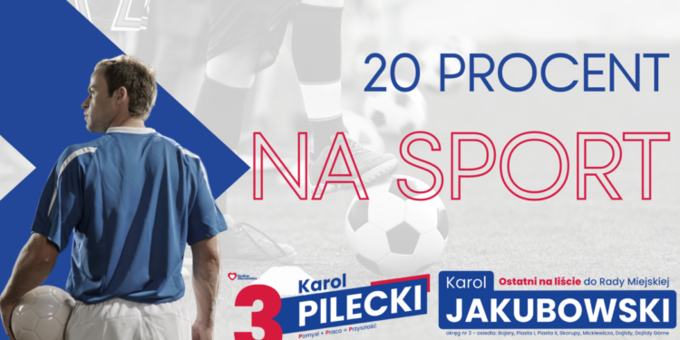 20 procent na sport