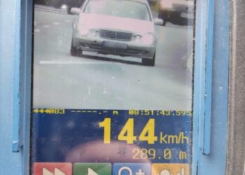 ZA PRĘDKOŚĆ STRACIŁ PRAWO JAZDY