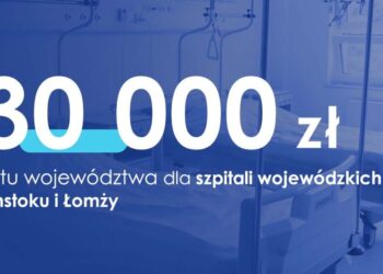Blisko 530 tys. z budżetu województwa dla szpitali wojewódzkich w Białymstoku i Łomży