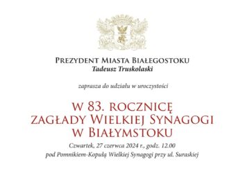 83. rocznica spalenia Wielkiej Synagogi