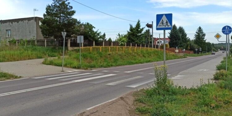 Oświetlenie przejścia w Hryniewiczach