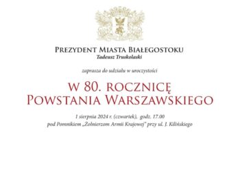 Obchody 80. rocznicy wybuchu Powstania Warszawskiego