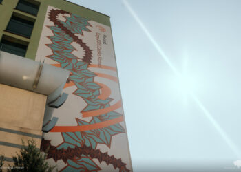 W Białymstoku powstał mural promujący Expo 2025 w Osace