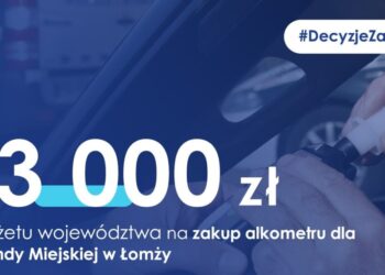 Policjanci z Łomży będą mieli nowy alkometr