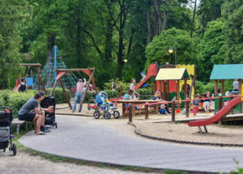 Przebudowa placu zabaw w Parku Planty