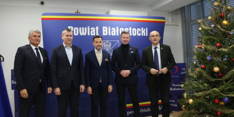 W sprawie kompromisu dotyczącego użytkowania i zarządzania drogą oraz wiaduktami drogowymi w Łapach w związku z przebudową linii kolejowej