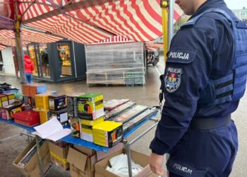 Punkty sprzedaży fajerwerków pod lupą białostockich policjantów