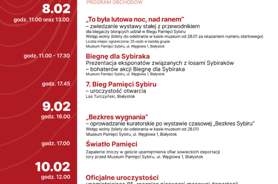 85. rocznica deportacji na Sybir