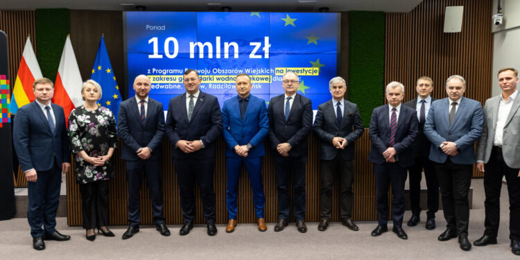 Ponad 10 mln zł z PROW na inwestycje wodno-kanalizacyjne w Podlaskiem