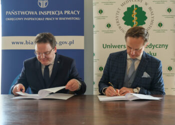 Uniwersytet Medyczny w Białymstoku podpisał umowę o współpracy z Państwową Inspekcją Pracy