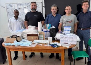 Dr Tomasz Parol z UDSK z misją w Rwandzie w Afryce