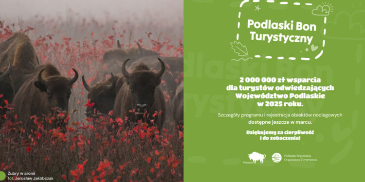 Podlaski Bon Turystyczny – wsparcie dla branży turystycznej i szansa na tańszy wypoczynek