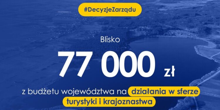 77 tys. zł na działania turystyczne i krajoznawcze