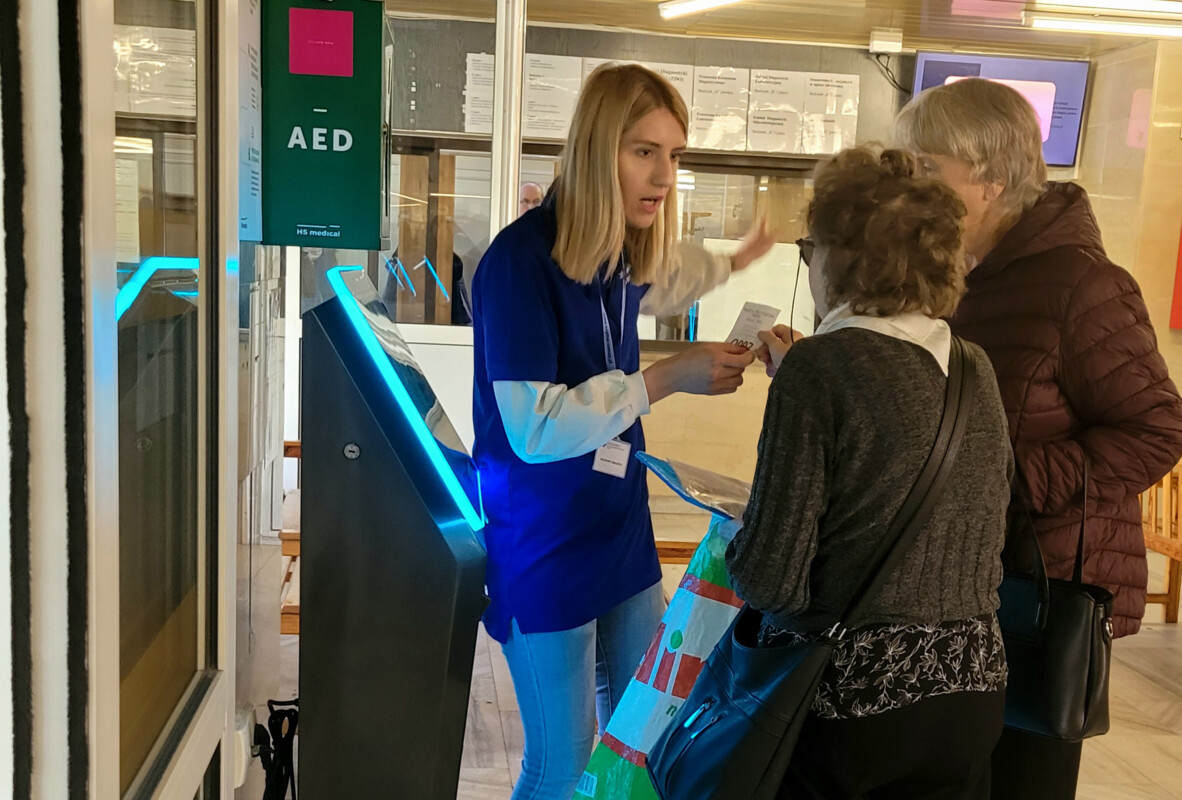 Asystenci pacjenta wspierają łomżyński szpital