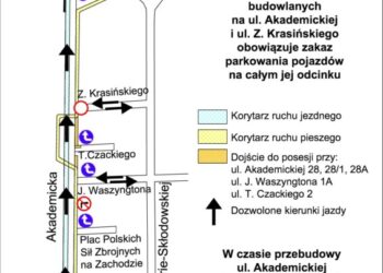 Nowa organizacja ruchu na Akademickiej