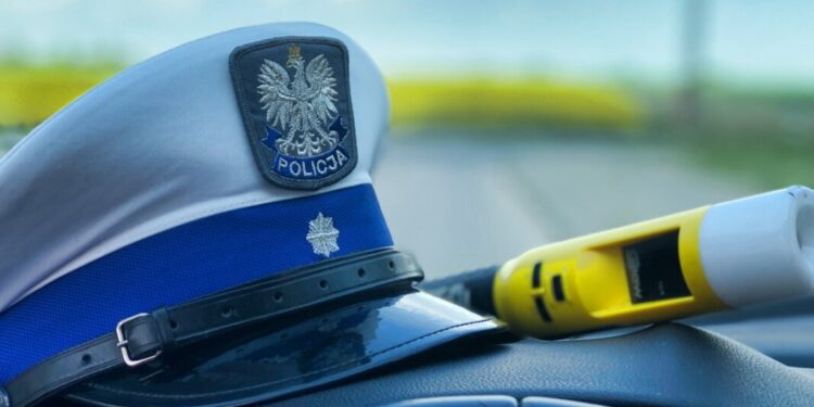 Policjant z zambrowskiej drogówki zatrzymał nietrzeźwego kierowcę