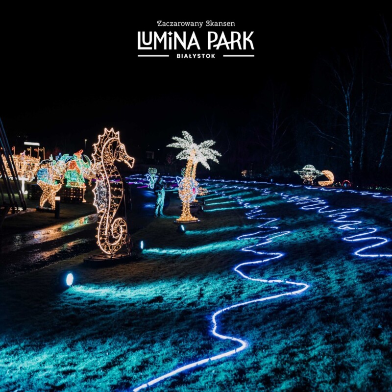 Białystok i okolice po raz pierwszy rozbłysną milionem świateł. Lumina Park otwiera największy park iluminacji na Podlasiu.
