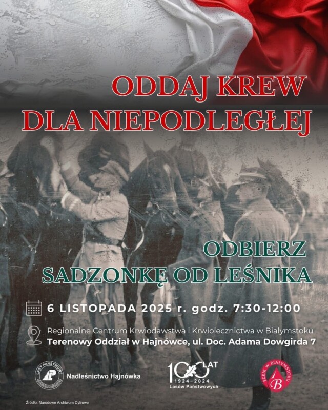 Oddaj krew – podaruj życie