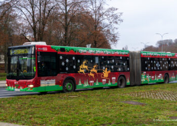 Świąteczne autobusy w Białymstoku